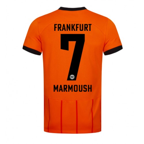 Fotbalové Dres Eintracht Frankfurt Omar Marmoush #7 Alternativní 2024-25 Krátký Rukáv